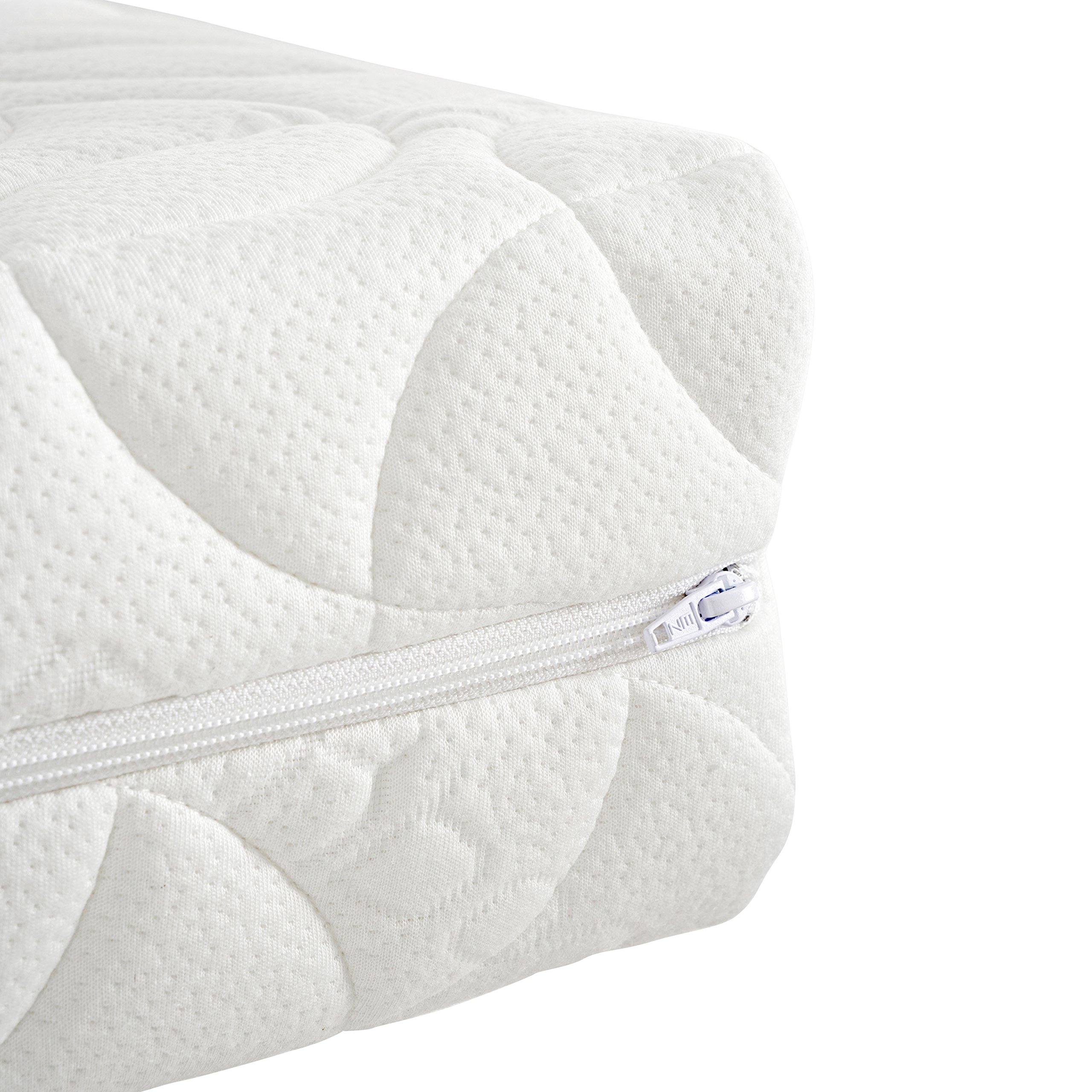 Babysom - Materasso Lettino Bambino | Per Neonato - Bambù Naturale - 70x140 cm - Altezza 14cm - Antiacari - Antisoffoco e Traspirante - Sfoderabile - Garanzia 10 anni