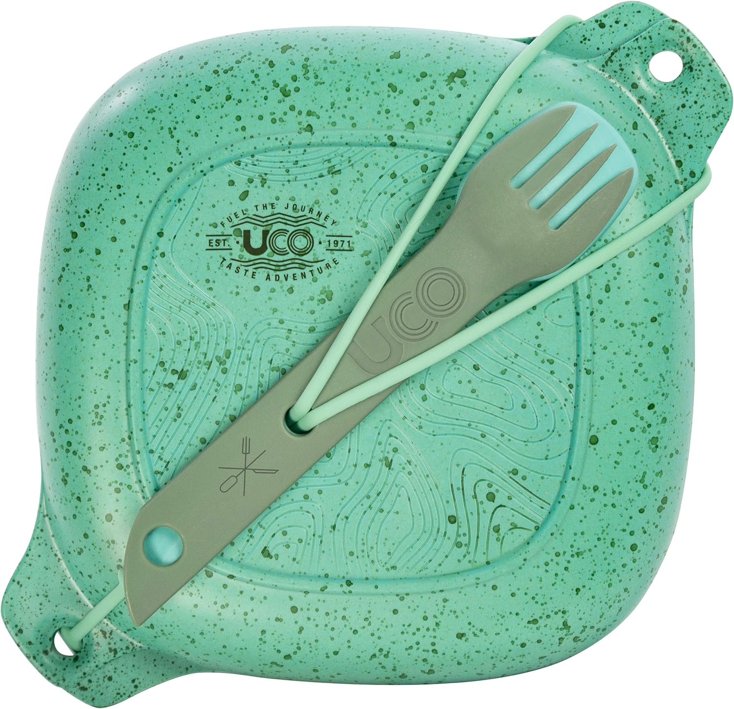 UCO 5-Piece Lunch Kit with Bowl, Plate, and 4-in-1 Spork Utensil Set