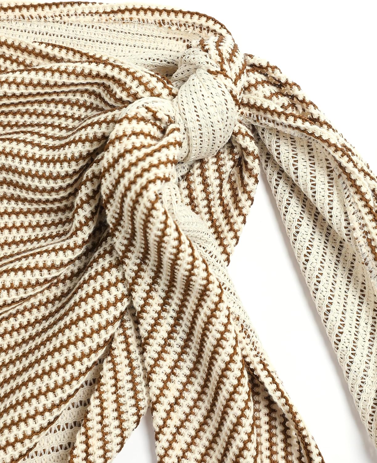 ZAFUL Women Beach Sarong Bathing Suit Wrap Skirt Textured Bikini Swimsuit Cover Ups for Swimwear - Image 5