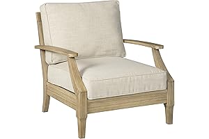 Clare View Luxury Outdoor Eucalyptus Wood Lounge Chair - Splendid Choice For Your Garden Haven