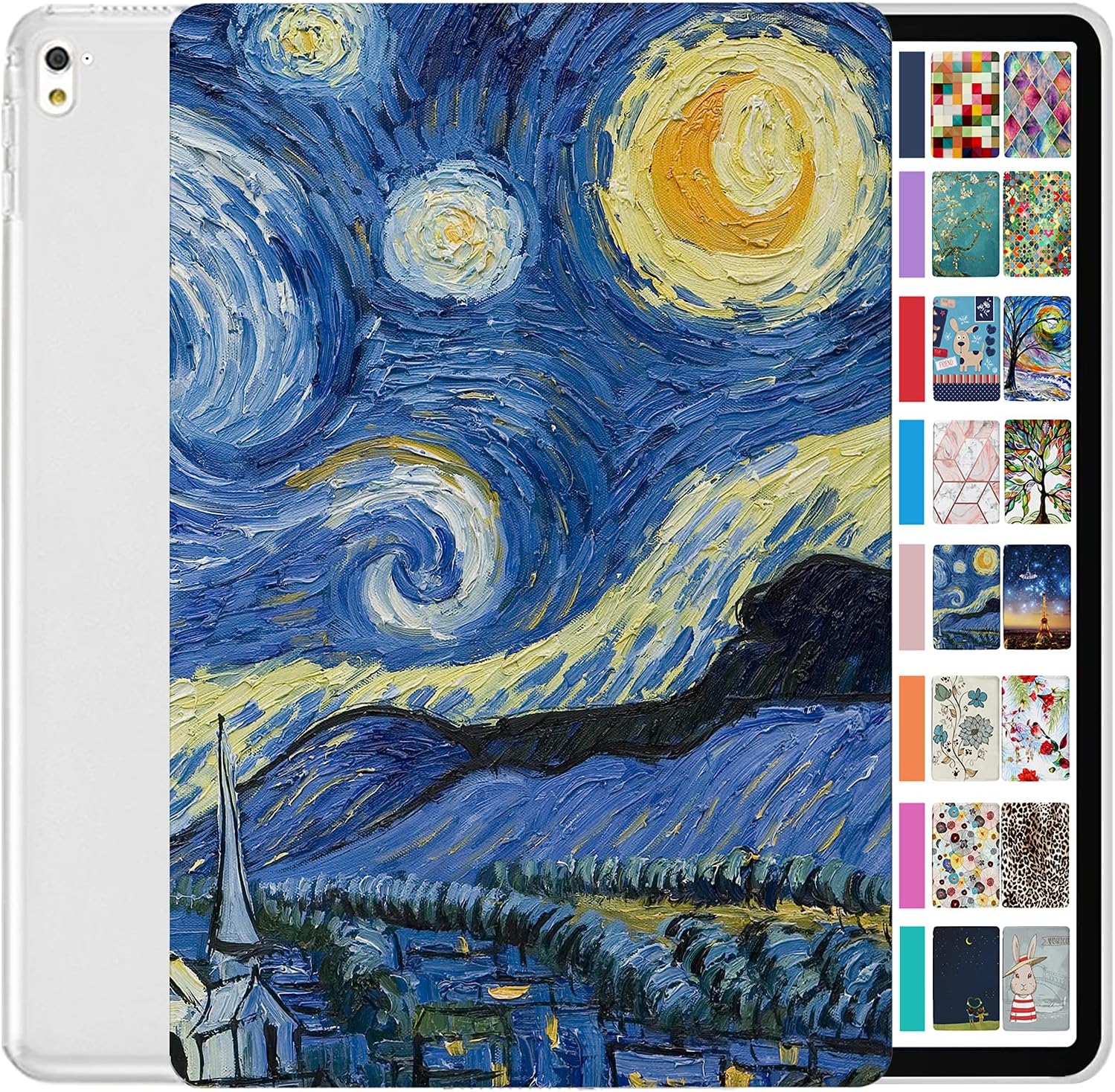DuraSafe Cases for iPad Pro 9.7 inch 2016 Case A1673 MLMP2LL/A MM172LL/A MLMN2LL/A MLMQ2LL/A A1674 A1675 MLMW2LL/A MLMX2LL/A MM192LL/A MLMV2LL/A MLMY2LL/A MLN12LL/A MLPX2LL/A MLPY2LL/A - Starry Night