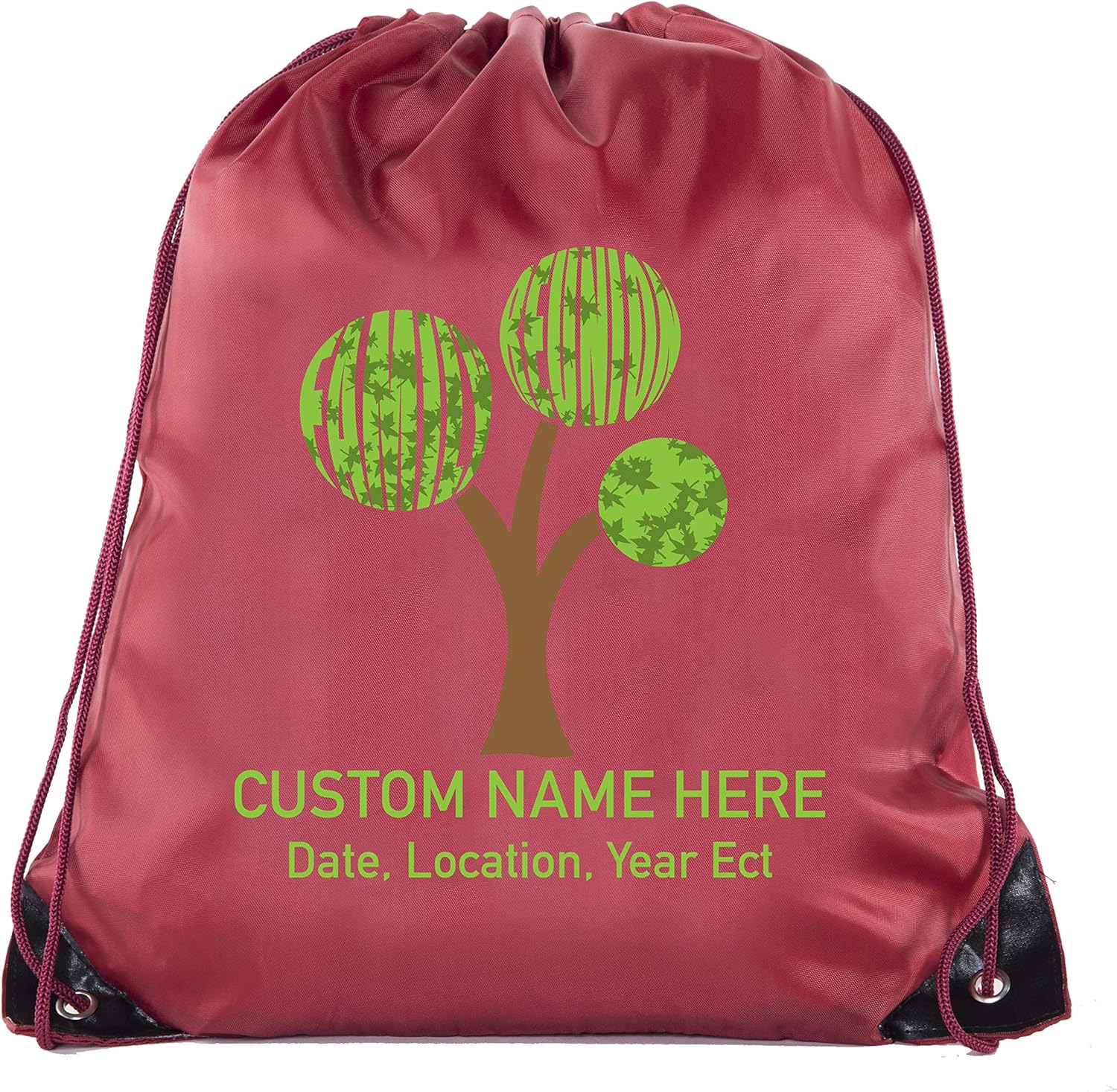 Family Tree with Custom Name and Date-Family Reunion Party Favor Bags