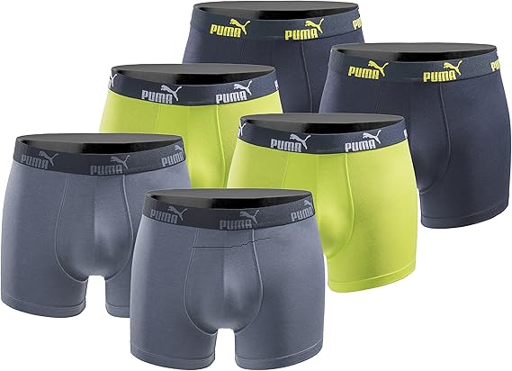 Puma Boxershort 6er Pack Herren Basic Black Limited Edition PUMA Boxershort 6er Pack Herren Basic Black Limited Edition : Amazon.de