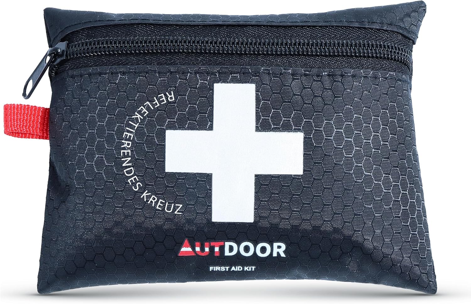 AUTDOOR Light First Aid Kit – Ultralight & Compact – Developed by Doctors – Robust Travel Pharmacy for Hiking, Climbing & Water Sports – Emergency Bag with Essentials