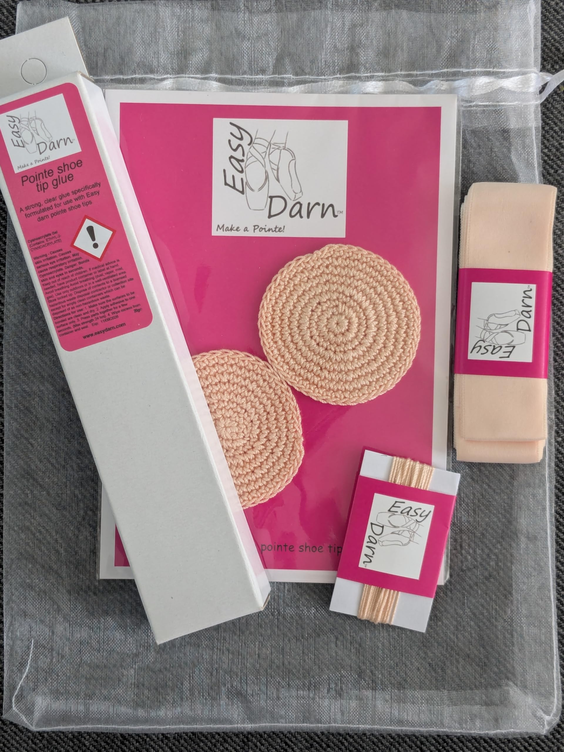 Easy Darn pointe shoe accessories bundle
