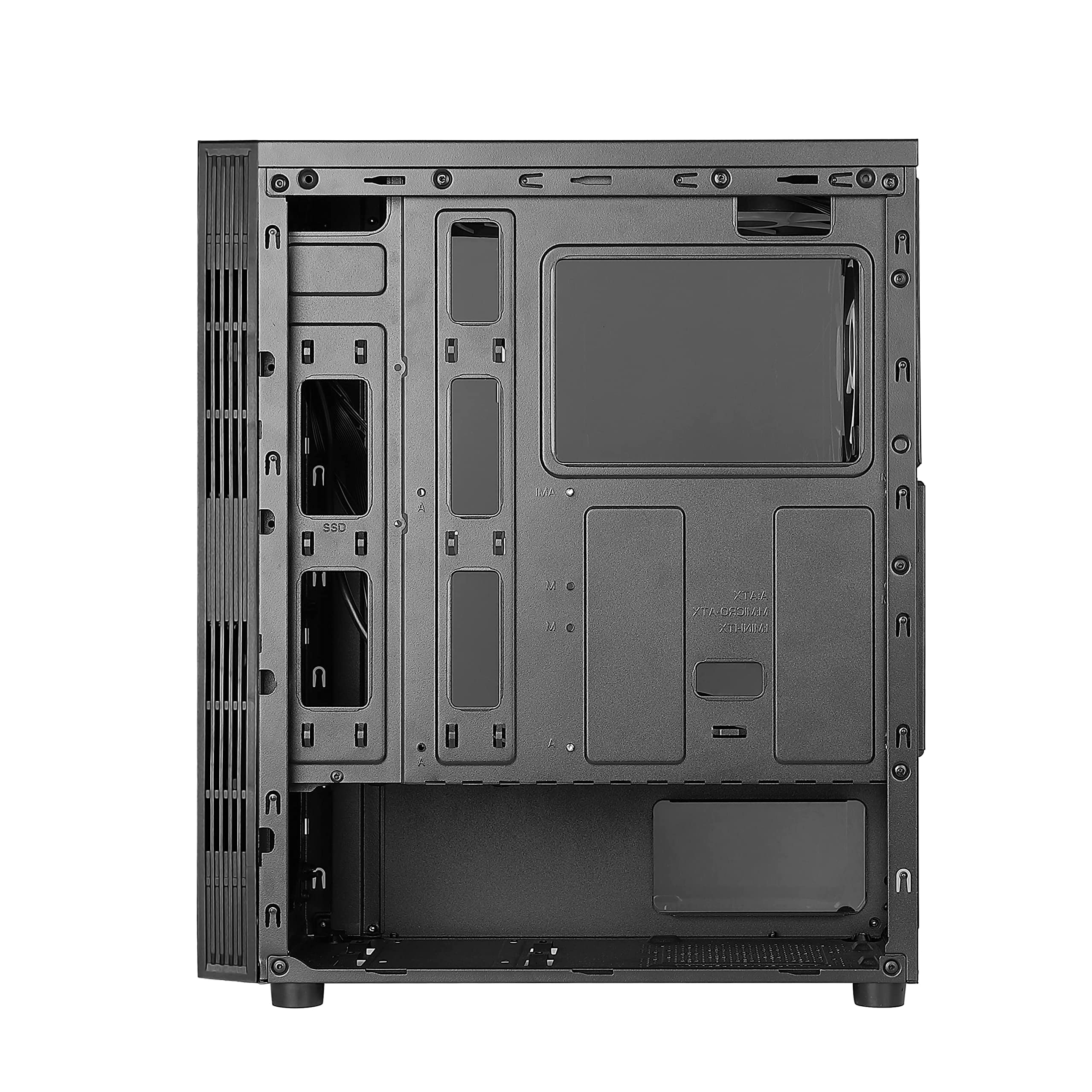 CHIPTRONEX X410B Mid Tower ATX Gaming USB 3.0 with bottom PSU