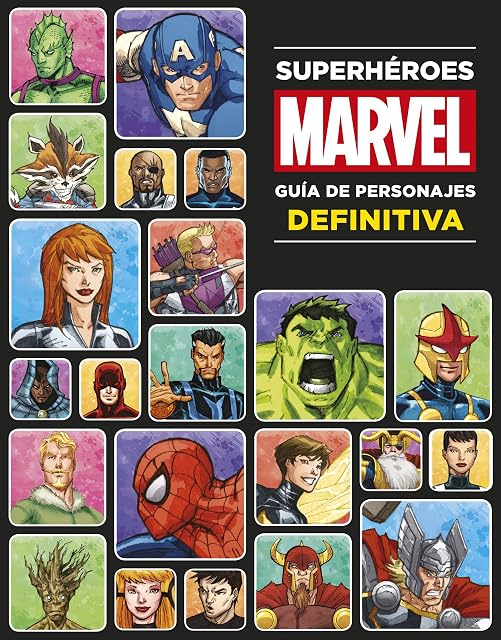 Portada de Superhéroes Marvel. Guía de personajes definitiva