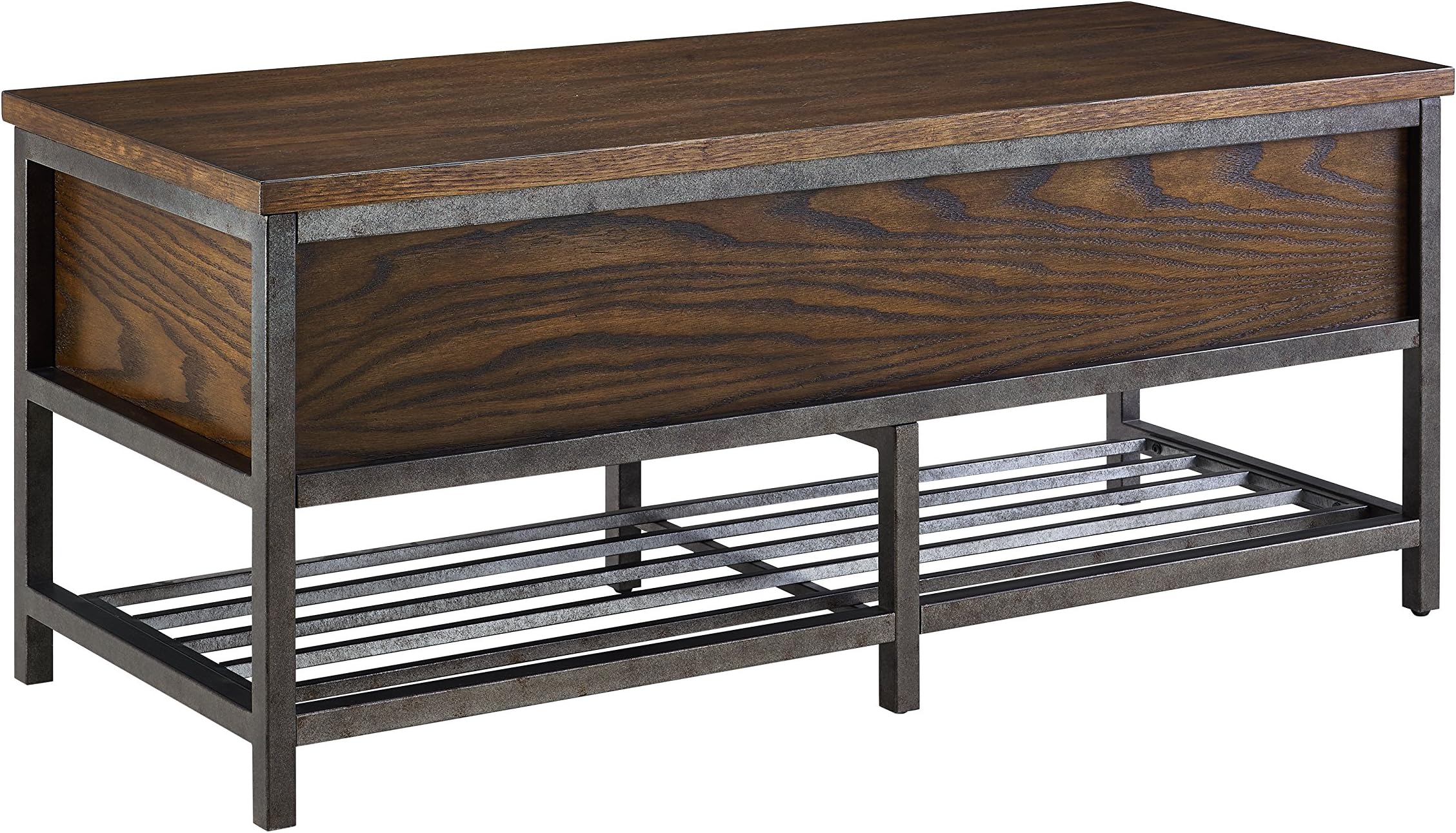Stylistics Castro Storage Bench, 47" x 18" x 20", Brown