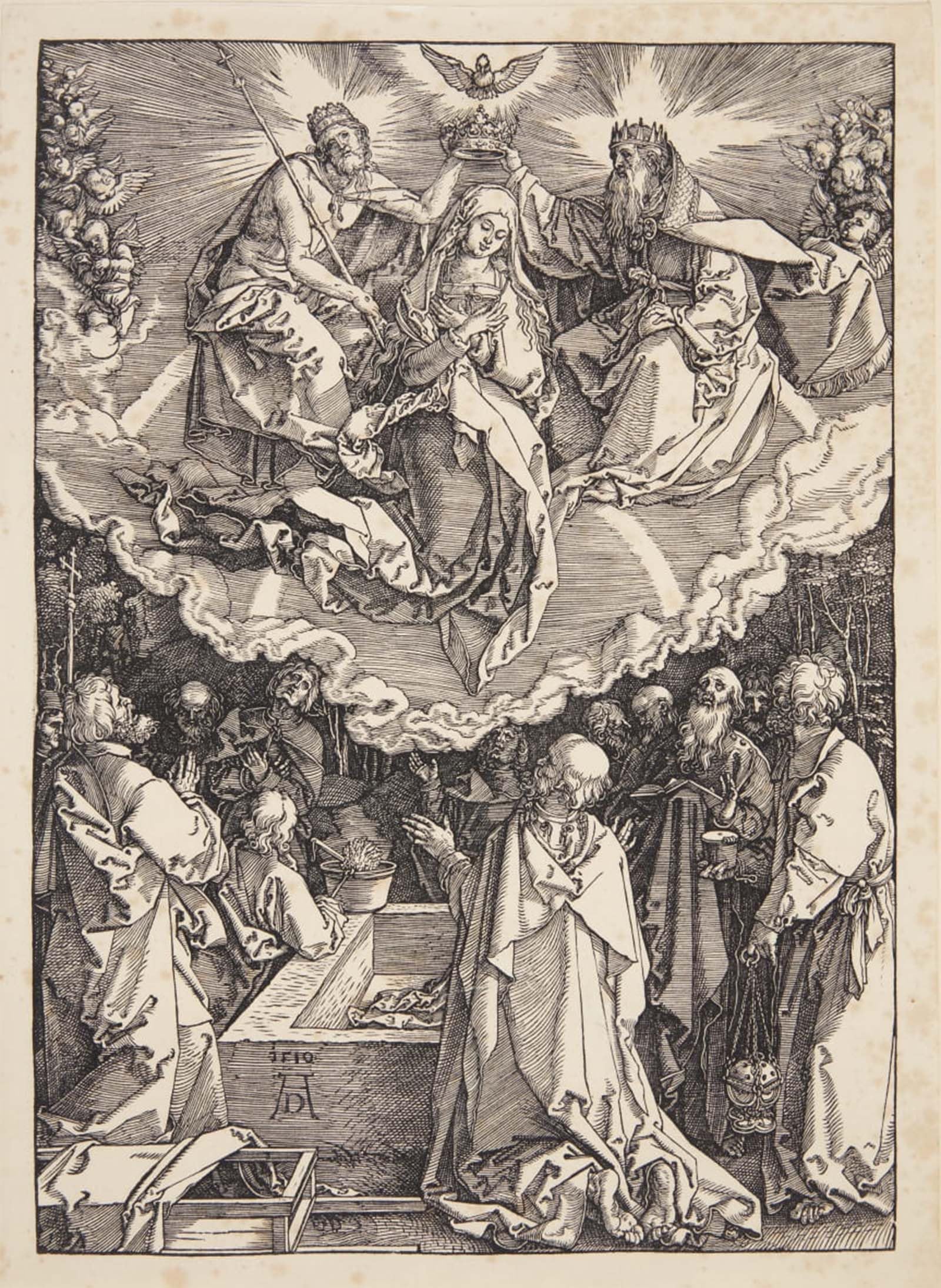 SERENDIPITP Aesthetic Poster Photo Wall Print Retro Picture the Assumption and Coronation of the Virgin by Albrecht Dürer Modern Wall Artwork for Home Decor 60x90cm
