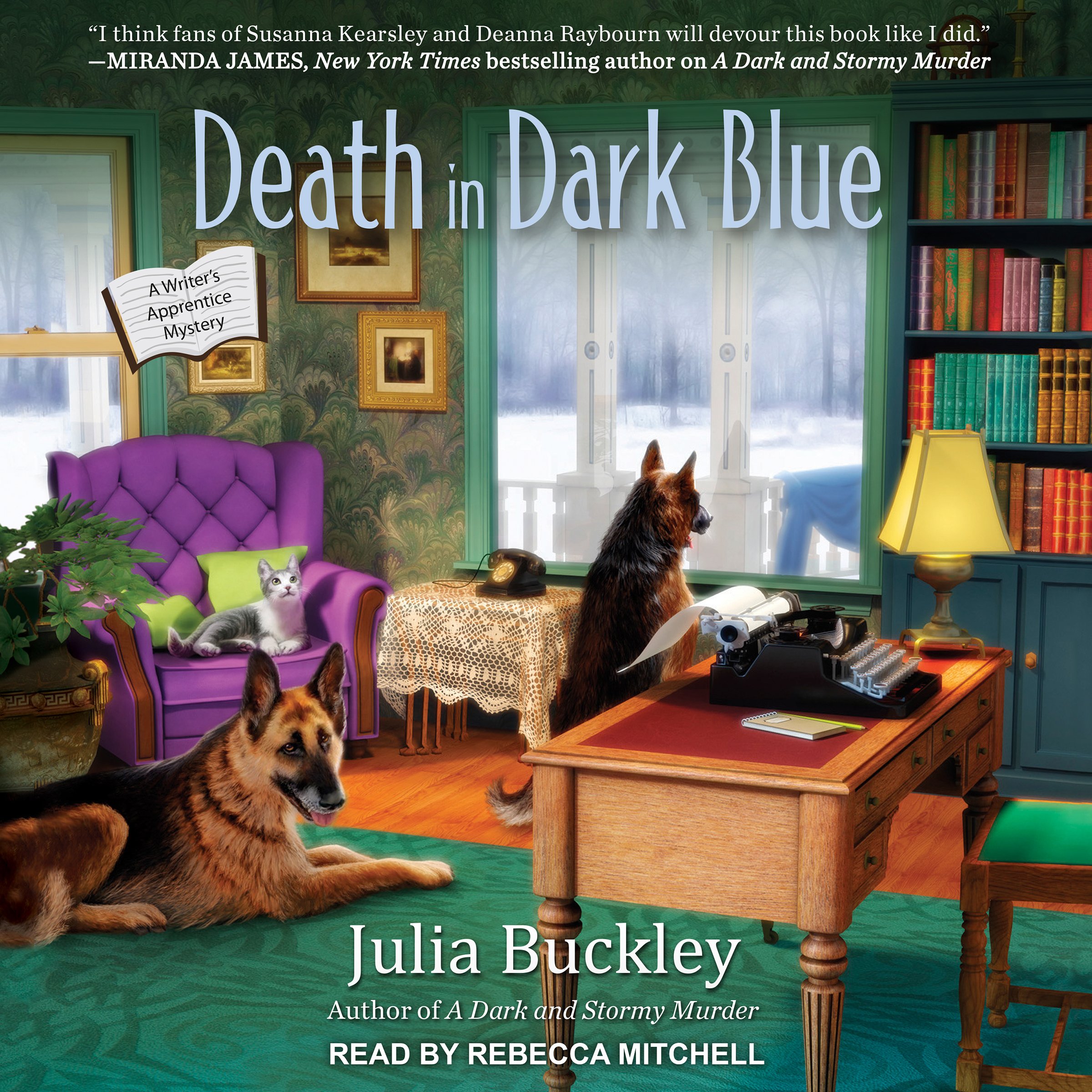 Cover art for Death in Dark Blue