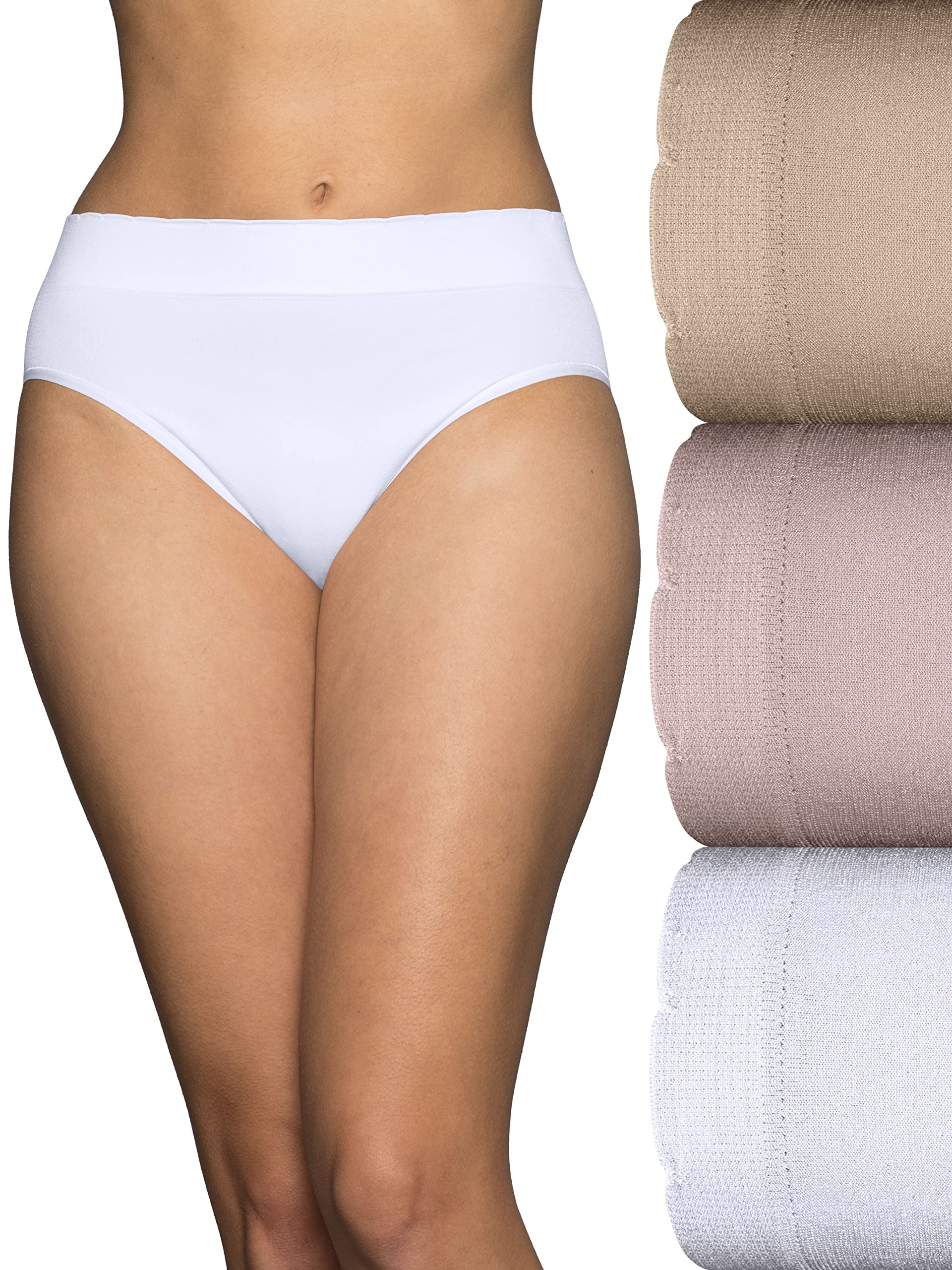 Vanity Fairwomens Seamless Underwear, Light Smoothing, No Pinch No Show