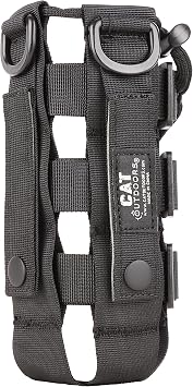 MOLLE Water Bottle Holder 40 oz - Tactical MOLLE Water Bottle Pouch for Backpack Strap, Bag, Belt Clip/Loop - MOLLE Holster/Carrier Attachment for Nalgene WaterBottles