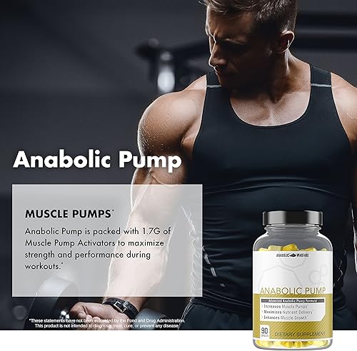 Miniatura 8 de Bomba anabólica, fórmula avanzada de la bomba, aumentar las bombas musculares*, maximizar la entrega de nutrientes* (90 cápsulas)