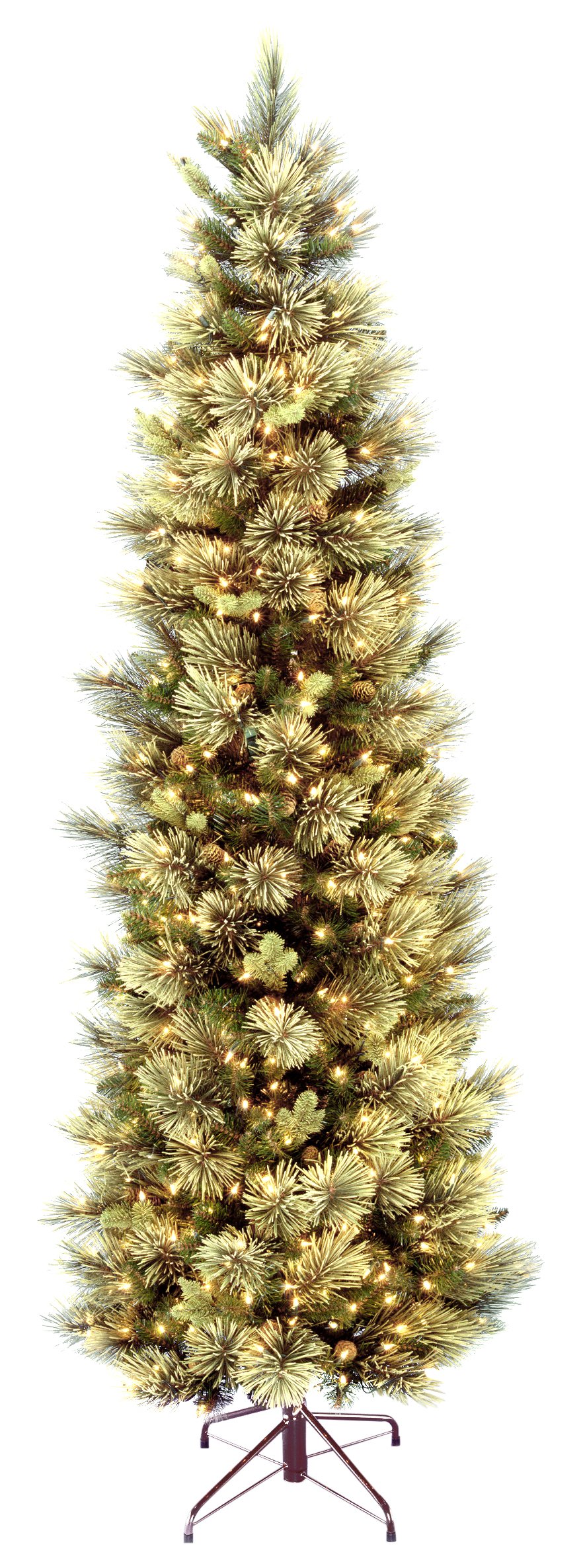View 1 of National Tree 9 Foot Carolina Pine Slim Tree, 9 ft