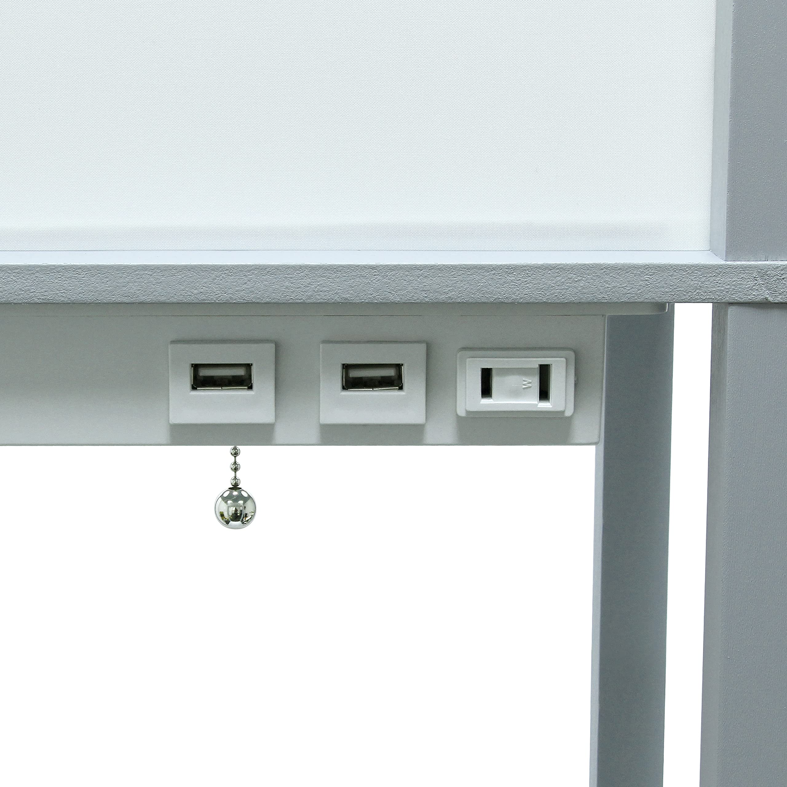 Stehlampe Mit 2 USB-Anschlüssen & Regalen – Stylischer Stauraum Mit Lademöglichkeit