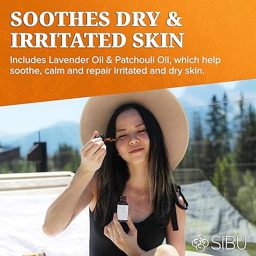 Miniatura 6 de sibu Aceite LUXE, fabricado con aceites esenciales orgánicos USDA y espino cerval de mar del Himalaya de primera calidad (1 onza), hidrata, reduce