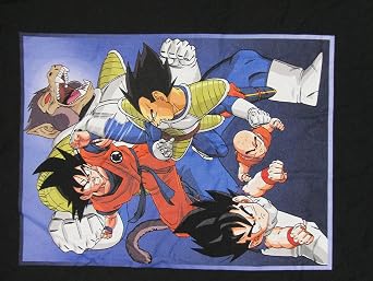 Dragon Ball Z Anime Cartoon Character Group Men's Short Sleeve Graphic Tee Shirt