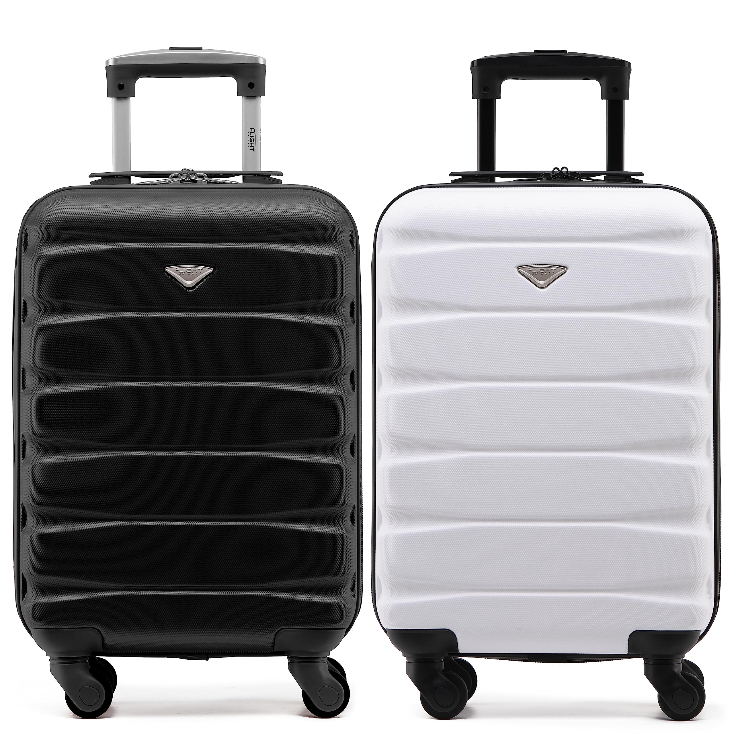 Flight Knight Suitcase Set of 2 Lightweight 4 Wheel ABS Hard Case Cabin Carry On Hand Luggage Approved for Over 100 Airlines Including easyJet, British Airways, Ryanair & Many More 55x35x20cm — view 50