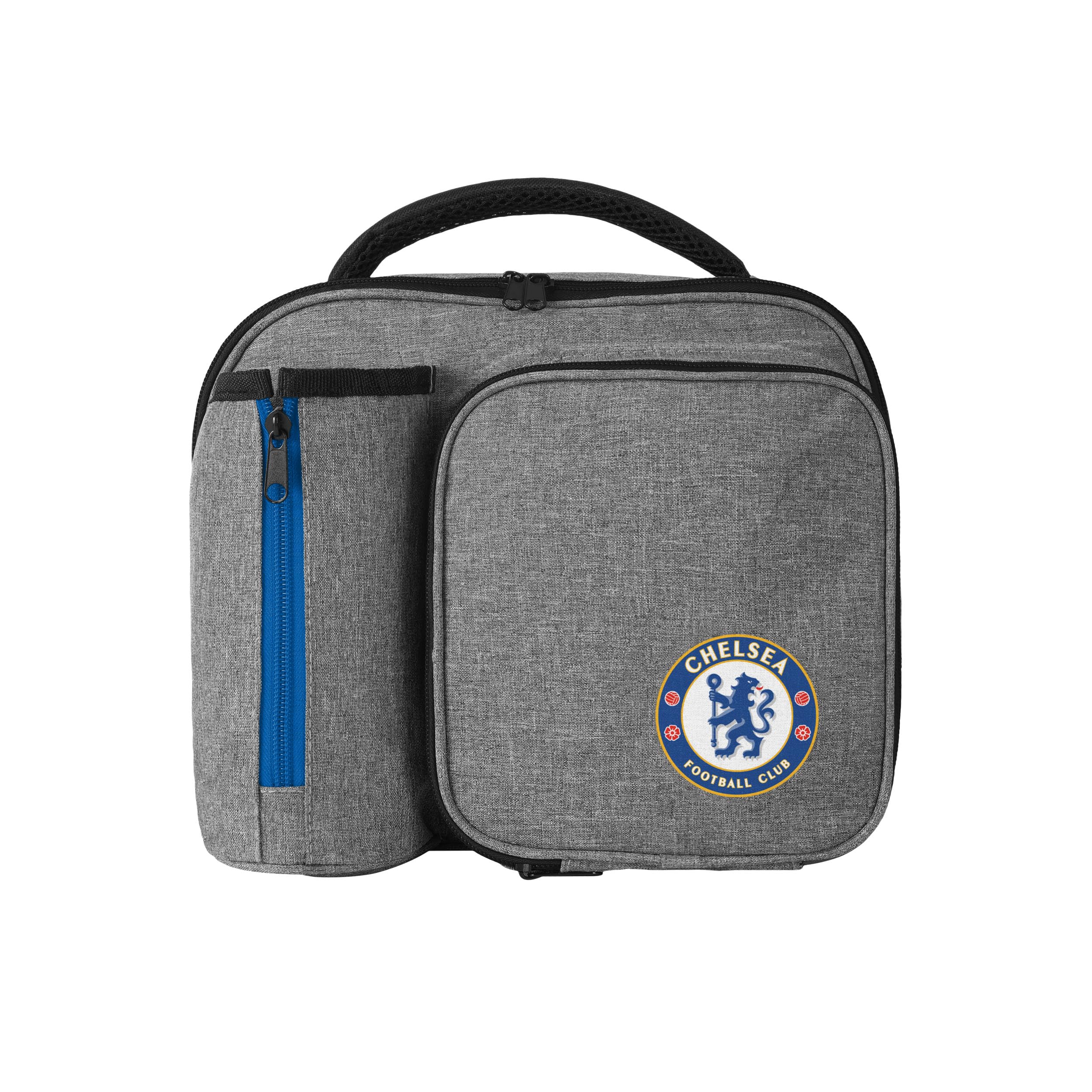 FOCO Officially Licensed Chelsea FC Grey Lunch Bag With Bottle Holder