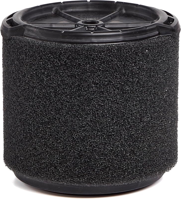 WORKSHOP Wet/Dry Vacs WS14045F Genuino 3-4 Gal. Filtro de vacío de residuos húmedos | Aplicación húmeda Filtro de cartucho Qwik Lock para aspiradoras de TALLER de 3 galones a 4 galones en seco húmedo (paquete de 1)