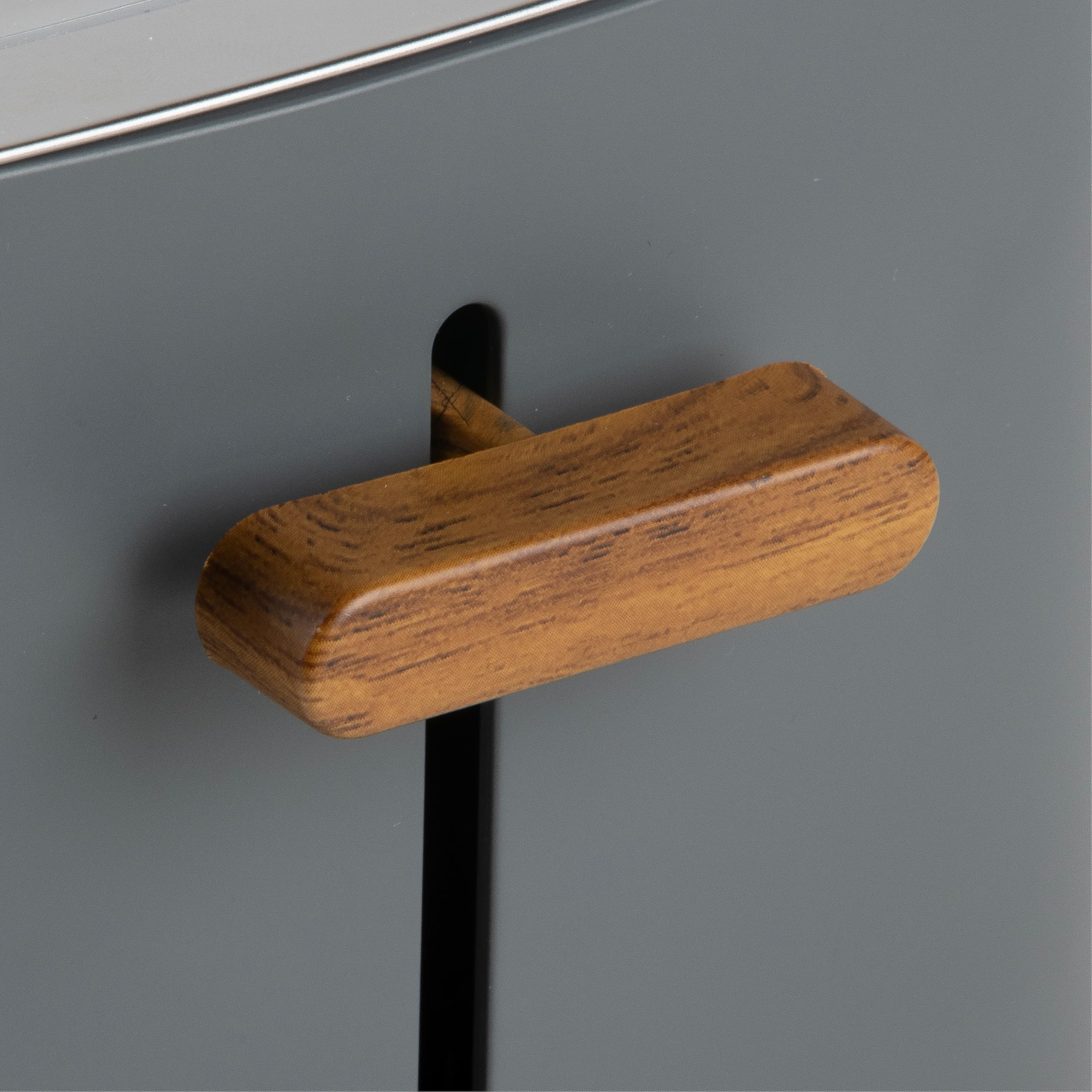 DOMO DO965T Toster 'Wood You' - na 2 tosty - matowy - szary