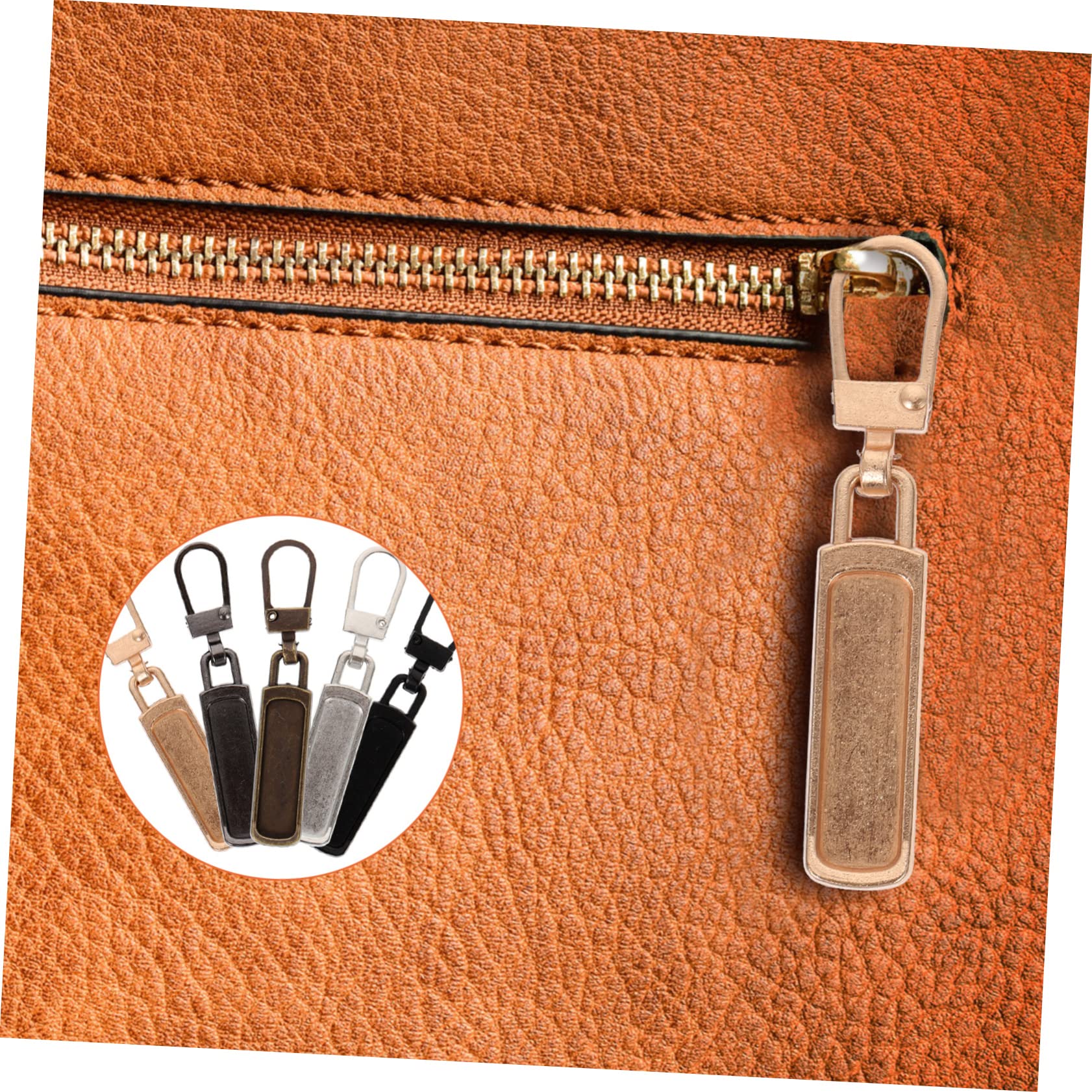 STOBOK 100piezas Kit De Reparación De Cremalleras De Tiradores Desmontables Para Ropa Equipaje y Accesorios Zipper Pulls Reutilizables