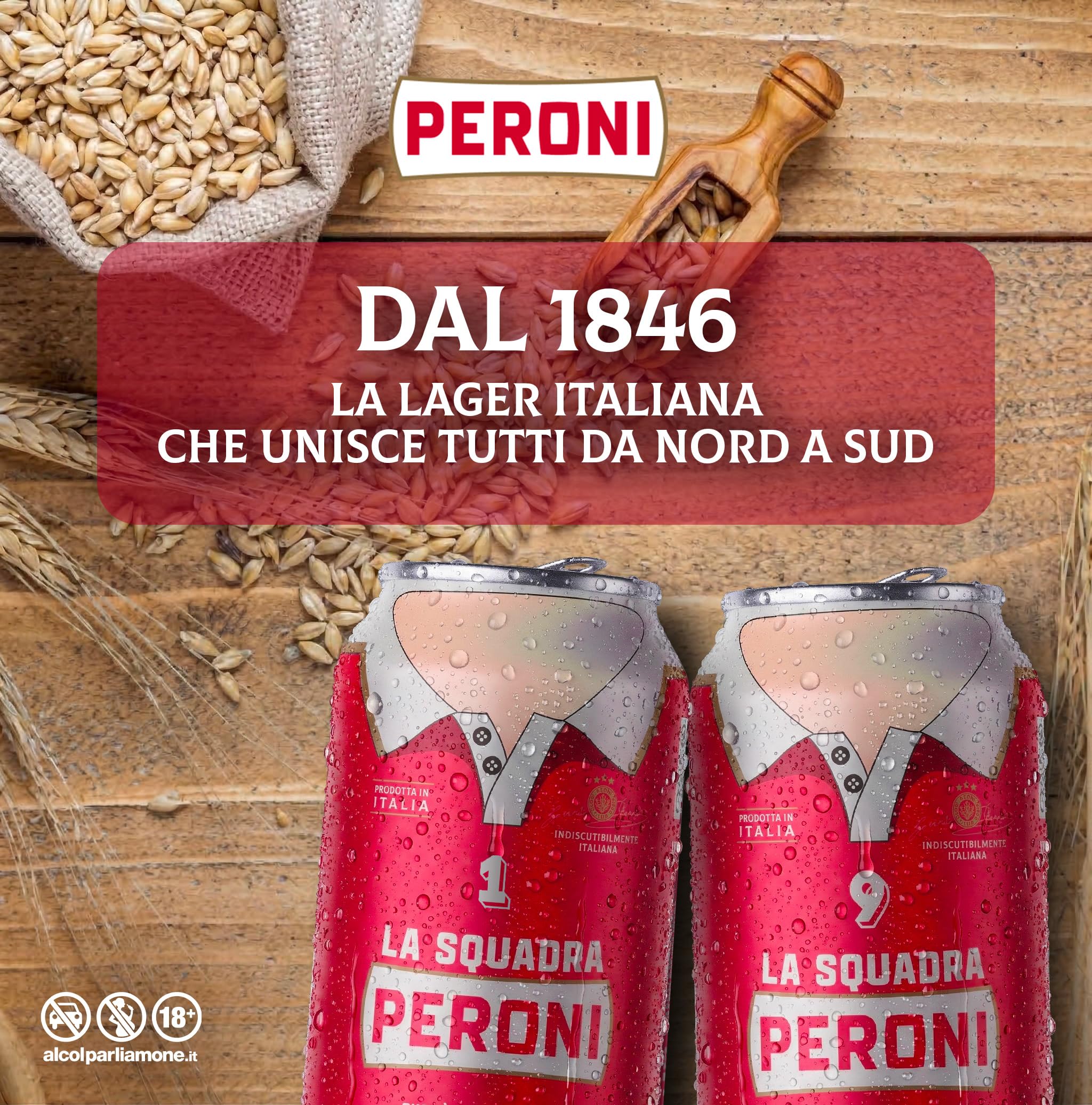 BIRRA PERONI IN LATTEN CL33X24PZ GRADATUR ALCOL