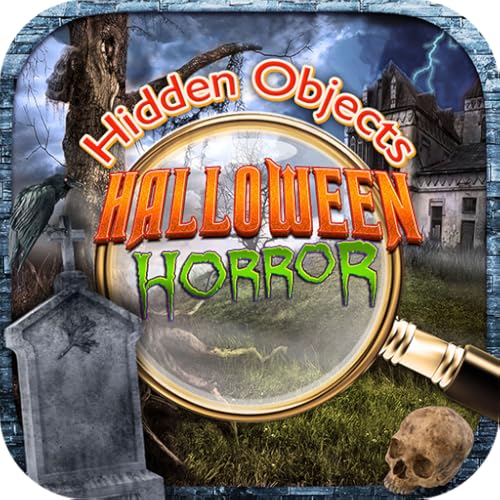 Hidden Objects Halloween Haunted Horror Mystery u0096 Fall Pumpkin Season Object Time Puzzle Photo Pic FREE Game & Spot the Difference