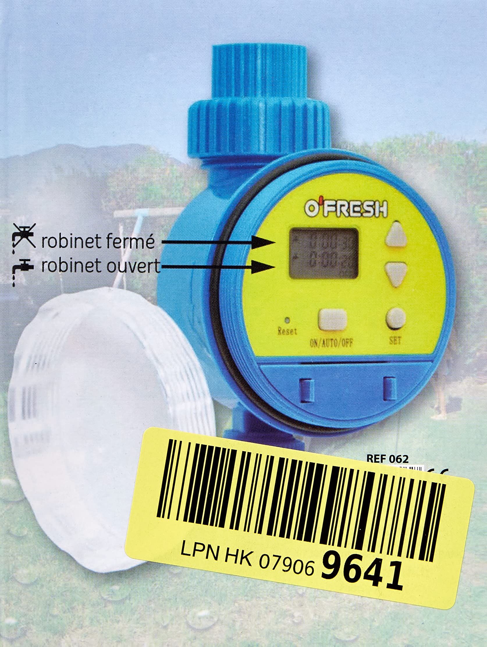 O'FRESH Timer digitale per nebulizzatore da terrazza a bassa pressione - Progettato per la nebulizzazione automatica - Programmatore irrigazione - Temporizzatore digitale per nebulizzatore esterna