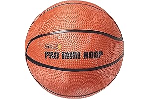 SKLZ Pro Mini Hoop 5-Inch Rubber Basketball, Orange: Master Your Hoops Skills Like a Pro!