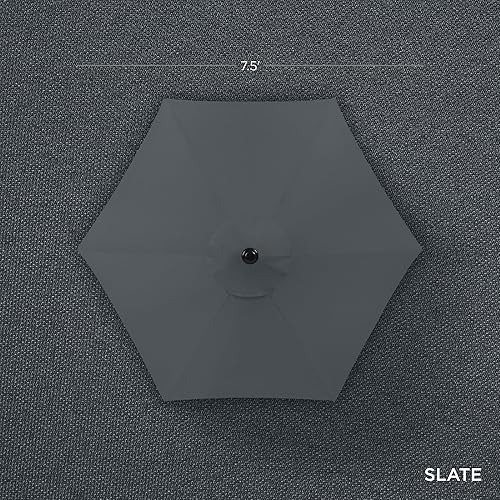 Vista 179 de Best Choice Products - Paraguas redondo para exteriores de alta resistencia (7.5 pies).