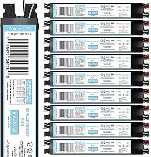 OHLECTRIC 10 Pack - Replacement for ICN2P32-SC 1&2 Lamp - T8 Fluorescent Ballast, Electronic Ballast Replacement 120-277 Volt, Instant Start - Standard and Energy Efficient Ballasts - UL Approved