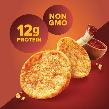 Pure Protein Popped Crisps Bundle, Hickory Barbecue & Sweet Chili Flavors, High Protein Snack, 12G Protein, 1.27oz., 12 Count
