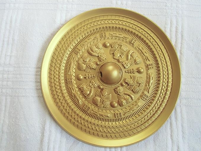 全品送料無料 廉価品 金色 三角縁神獣鏡レプリカ