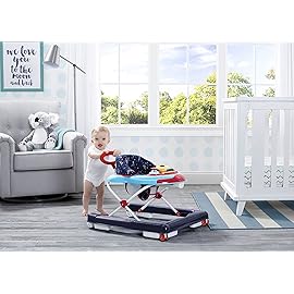 Delta Children First Exploration 2-in-1 Activity Walker, Lift Off