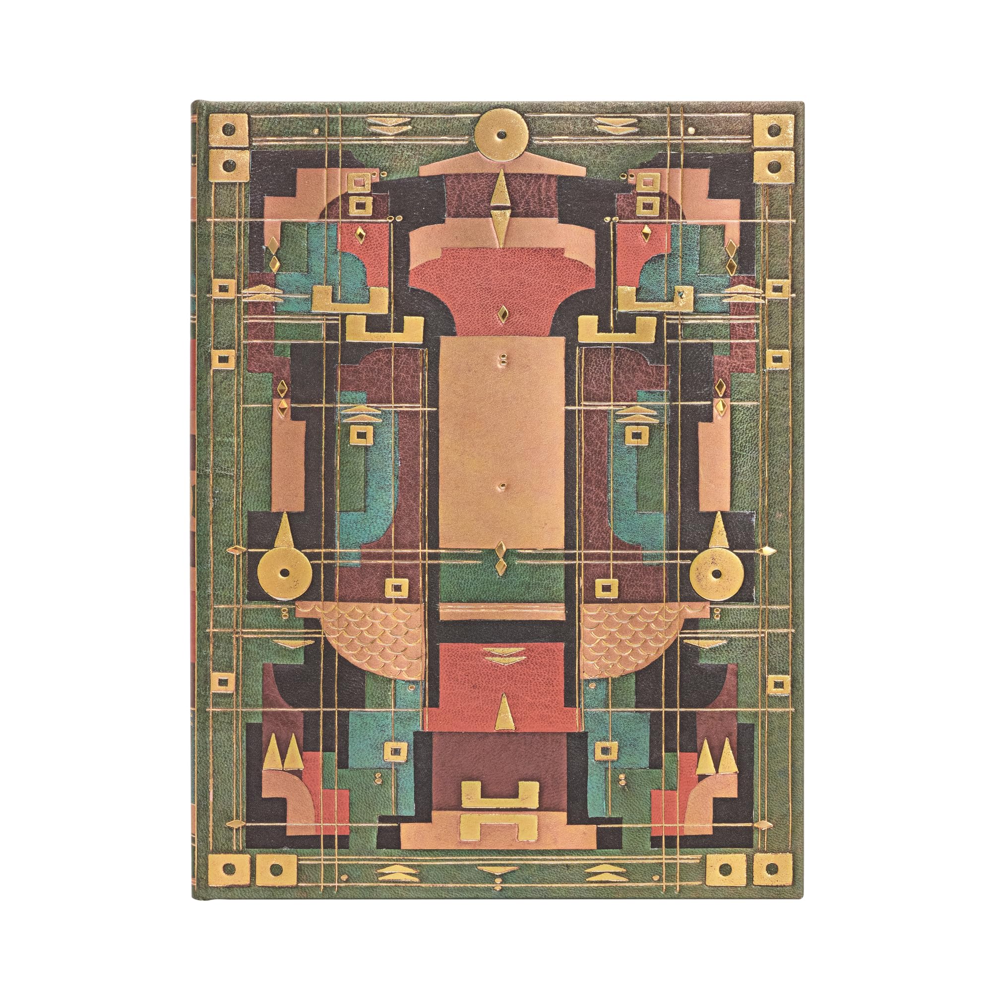 Lion’s Den (Sybil Pye Bindings) Ultra Lined Hardcover Journal: Hardcover, 120 gsm, ribbon marker, memento pouch, elastic closure