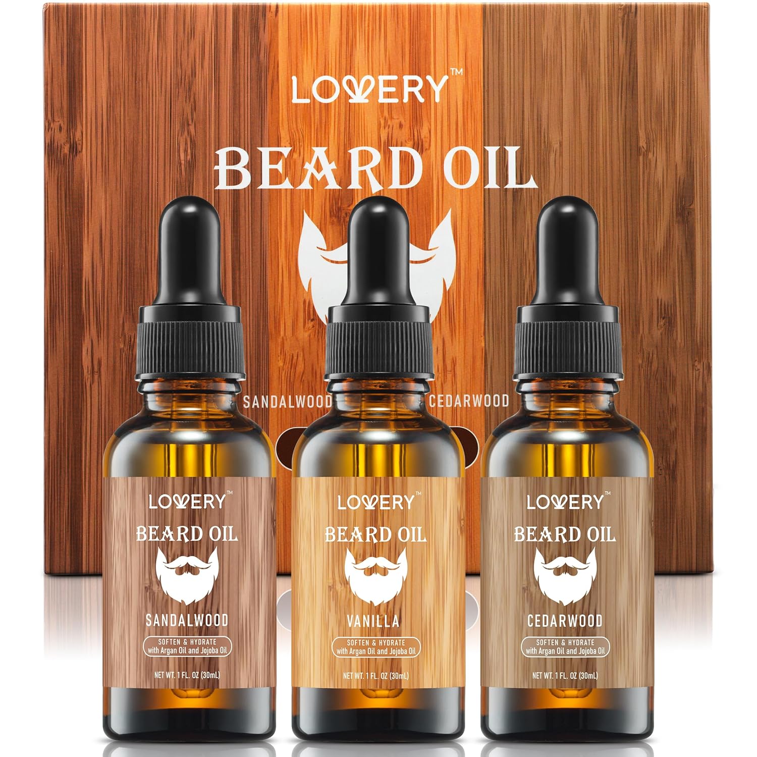 Beard Oil for Men – Sandalwood, Vanilla & Cedarwood Natural Mens Beard Oil Kit with Argan & Jojoba Oil – Beard Softener & Deeply Moisturizer Adding a Natural Shine, Grooming Kit Beard Care for Him Beard Oil for Men – Sandalwood, Vanilla & Cedarwood Natural Mens Beard Oil Kit with Argan & Jojoba Oil – Beard Softener & Deeply Moisturizer Adding a Natural Shine, Grooming Kit Beard Care for Him