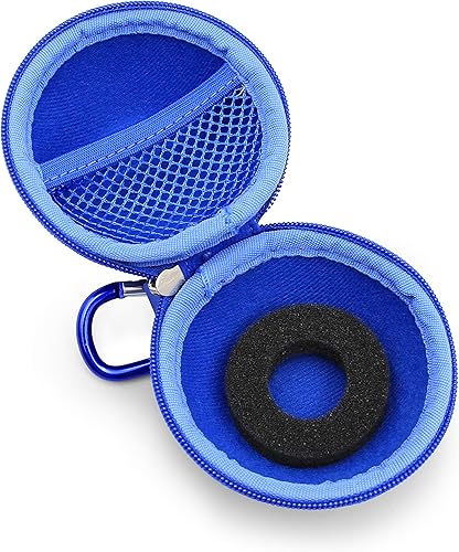 Miniatura 5 de CASEMATIX Funda de transporte azul compatible con cámara Tamagotchi Pix Interactive Virtual Pet, incluye solo funda con correa para la muñeca y