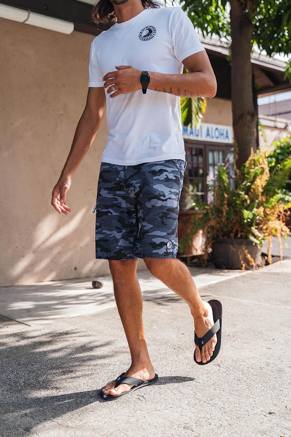 Maui Rippers Men's Cargo Shorts Adjustable Waistband 21" and 24" Lengths