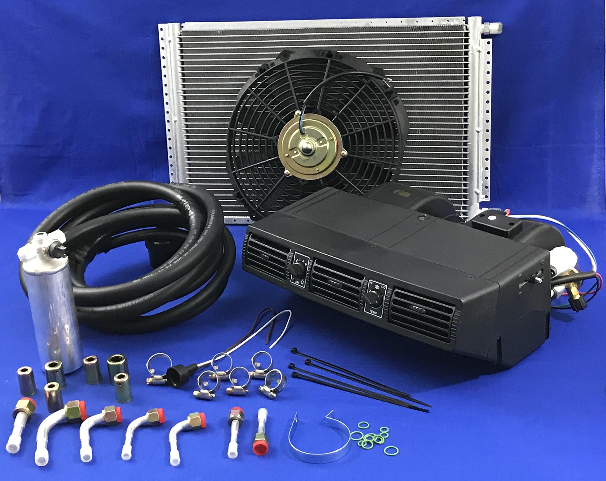 A/C KIT Universal UNDERDASH Evaporator Heat/Cool 404N '' NO Compressor