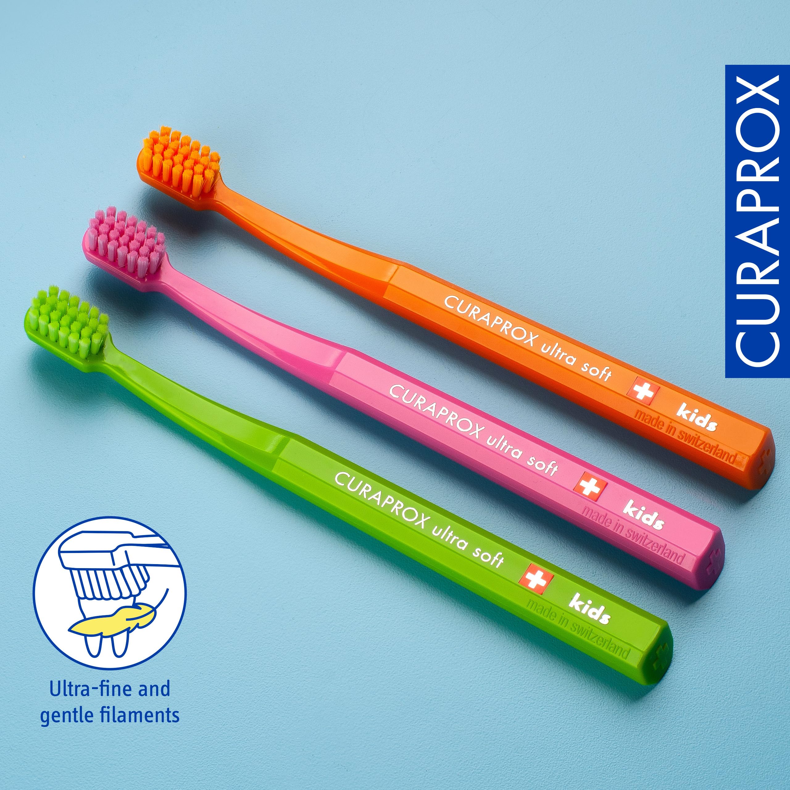 Amazon.co.jp: Curaprox クラプロックス 5500キッズ歯ブラシ