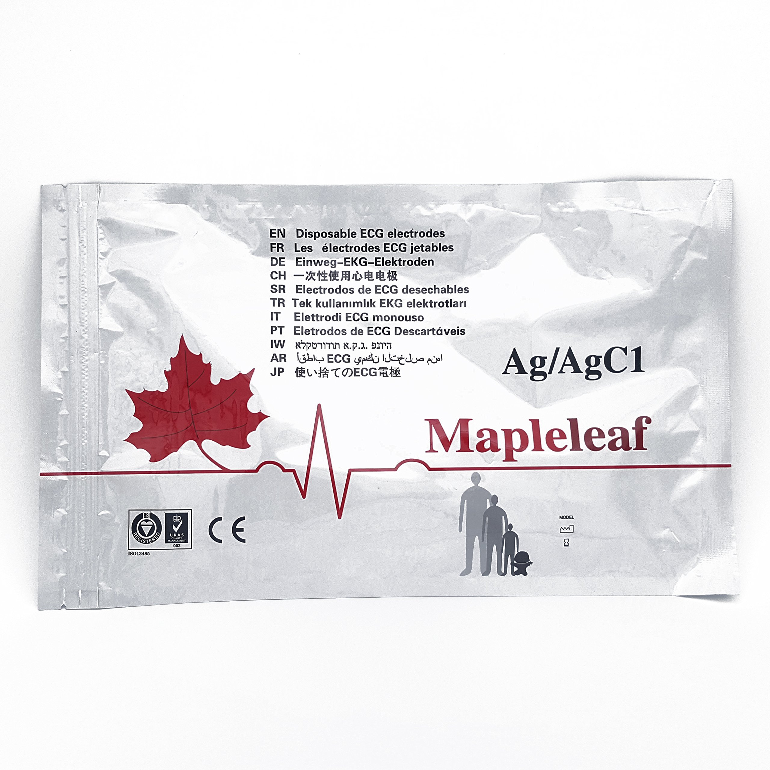 Disposable Medical Reusable Dry ECG Electrode (1 Package X 80