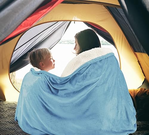 Miniatura 168 de Utopia Bedding - Manta sherpa de tamaño decorativo [negro, 50 x 60 pulgadas], manta reversible de vellón gruesa y cálida de 480 GSM, para cama