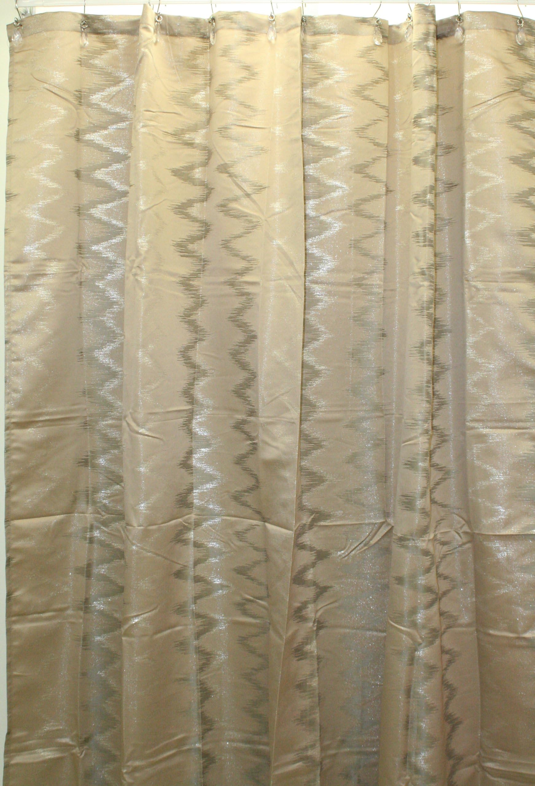 MARBLE HILL Shower Curtains for Bathroom Carlisle 72" x 72" Machine Washable Bath