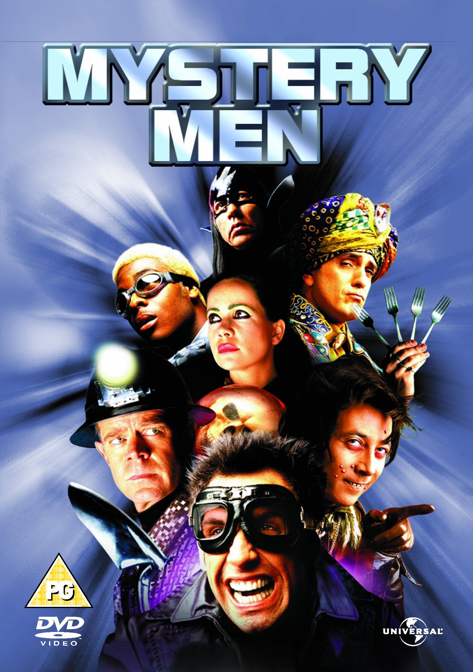 Mystery Men [DVD]: Amazon.co.uk: Hank Azaria, Claire Forlani