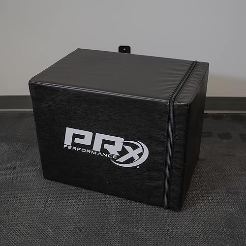 Miniatura 2 de PRx Performance Cajas pliométricas 3 en 1, caja pliométrica de entrenamiento y acondicionamiento para todos los atletas de espuma suave de