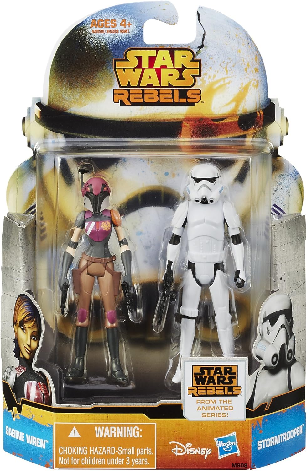 Star Wars Mission Series Rebels Sabine and Stormtrooper Action Figure