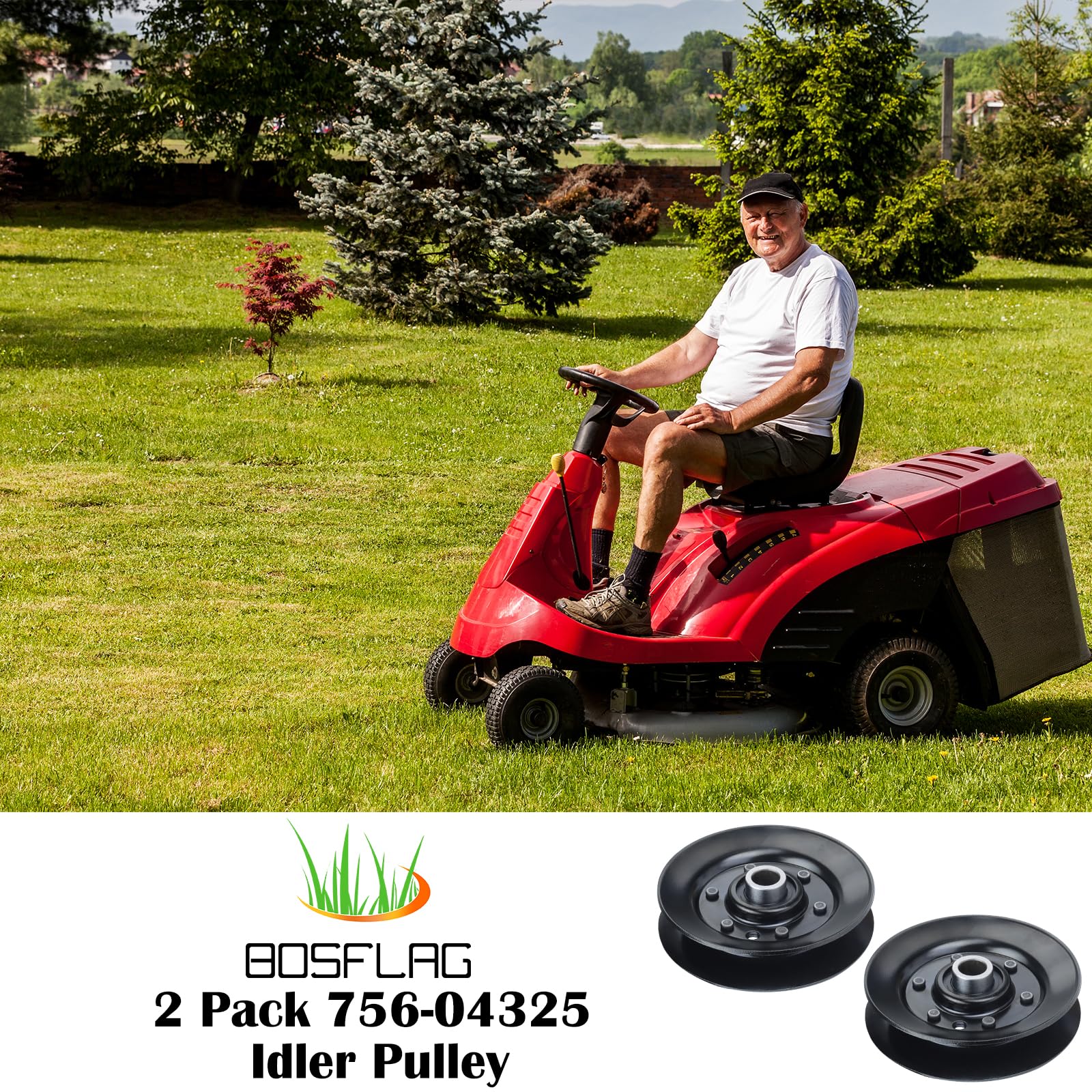 2PK 756-04325 Pulley for Craftsman LT2000 Cub Cadet LTX1042 Tractor — Amazon image 9