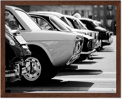 Miniatura 74 de Monem Art - Póster de autos clásicos, impresión de autos estacionados, arte de fotografía, arte en blanco y negro, arte moderno, arte de autos