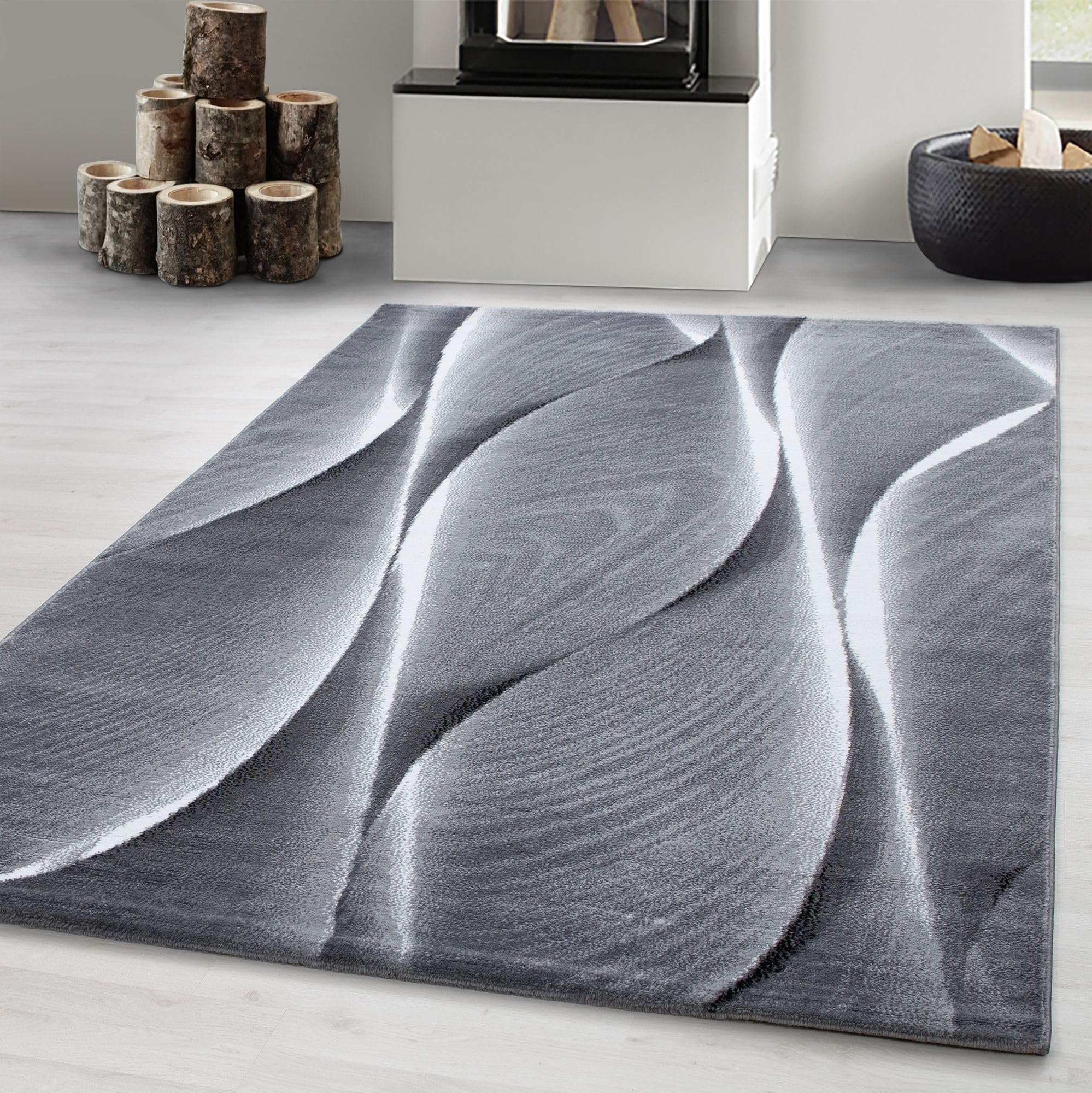 Carpetsale24 Teppich Wohnzimmer Moderne Kurzflor Teppich Schlafzimmer Pflegeleicht Extra Weich Waschbar Esszimmer Küche